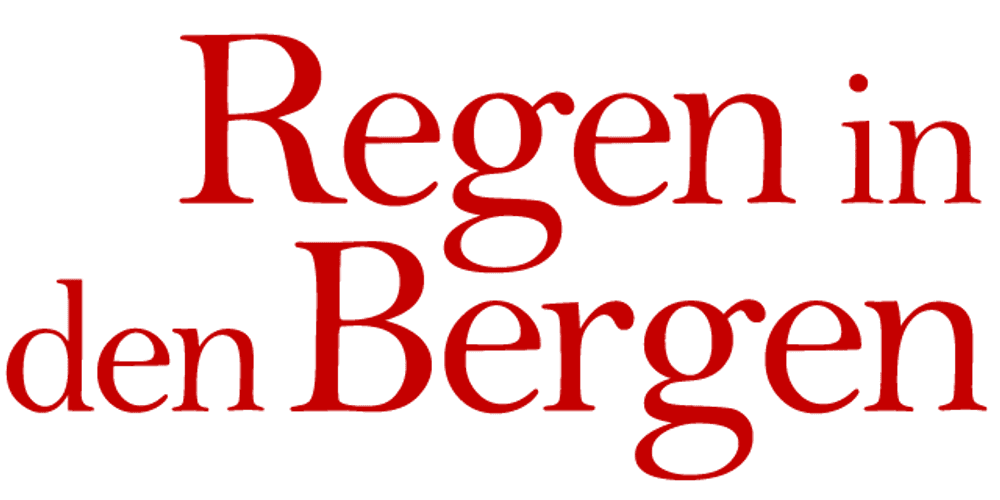 Regen in den Bergen