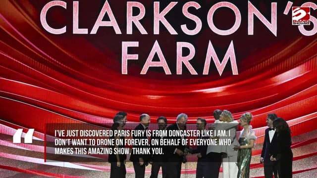 Jeremy Clarkson has hailed his success at the National Television Awards as a vote for farmers