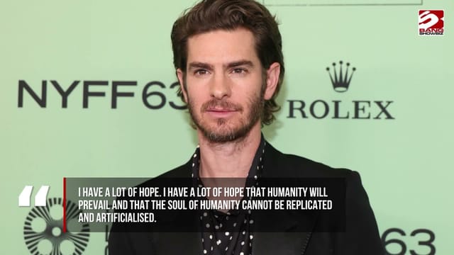 Andrew Garfield: AI can't replicate the soul of humanity