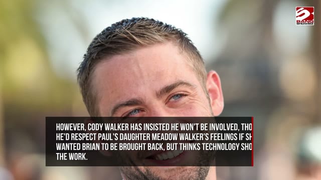 Paul Walker’s brother believes AI should be used if the late actor’s character appears in the final Fast and Furious film
