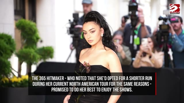 Charli XCX has explained why there are only six dates on her upcoming UK and Europe tour