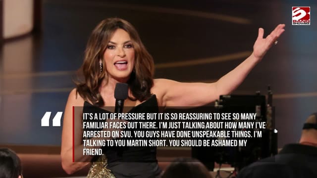 Emmy Awards: Mariska Hargitay mocks own career in opening monologue