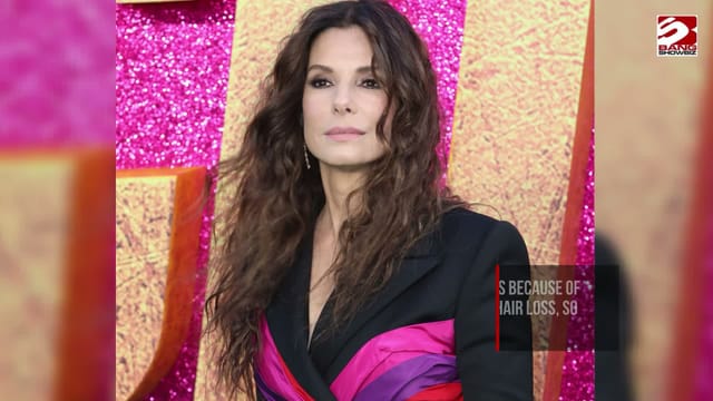 Sandra Bullock experienced hair loss as a result of stress