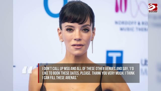 Lily Allen reveals she downsized her North American tour