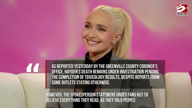 Hayden Panettiere’s representative has promised 'answers will come' in the investigation into the actress’ tragic death