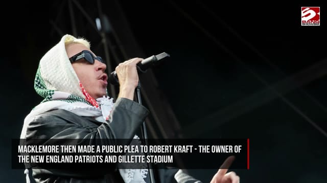 Macklemore is donating $1m of his Ed Sheeran tour earnings to Palestinian charities