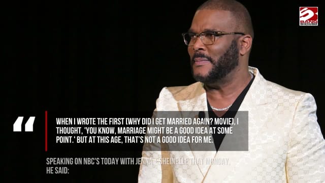 Why Did We Get Married?'s Tyler Perry rules out marriage - but why?
