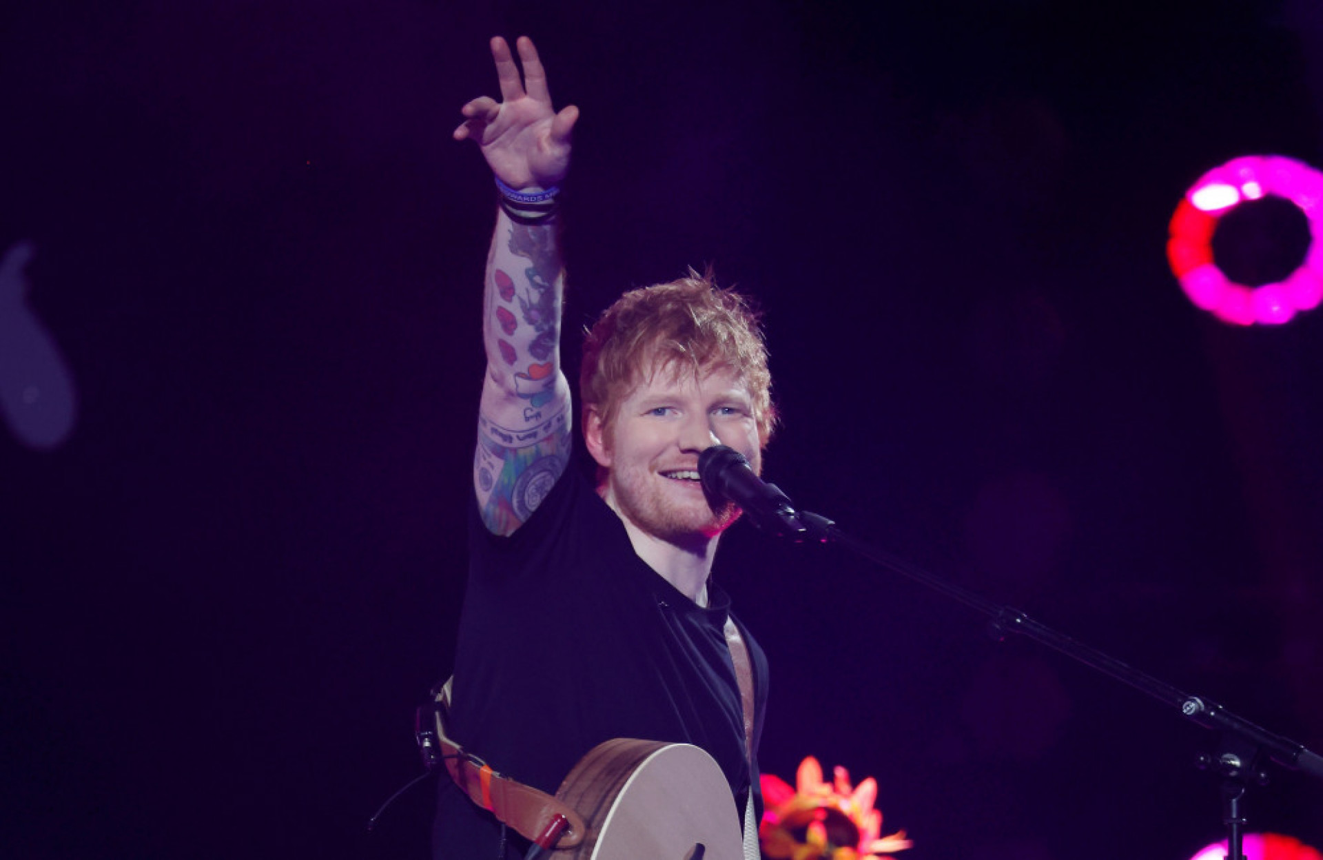 Ed Sheeran opens Philadelphia show by directly addressing row over Palestine he has found himself embroiled in