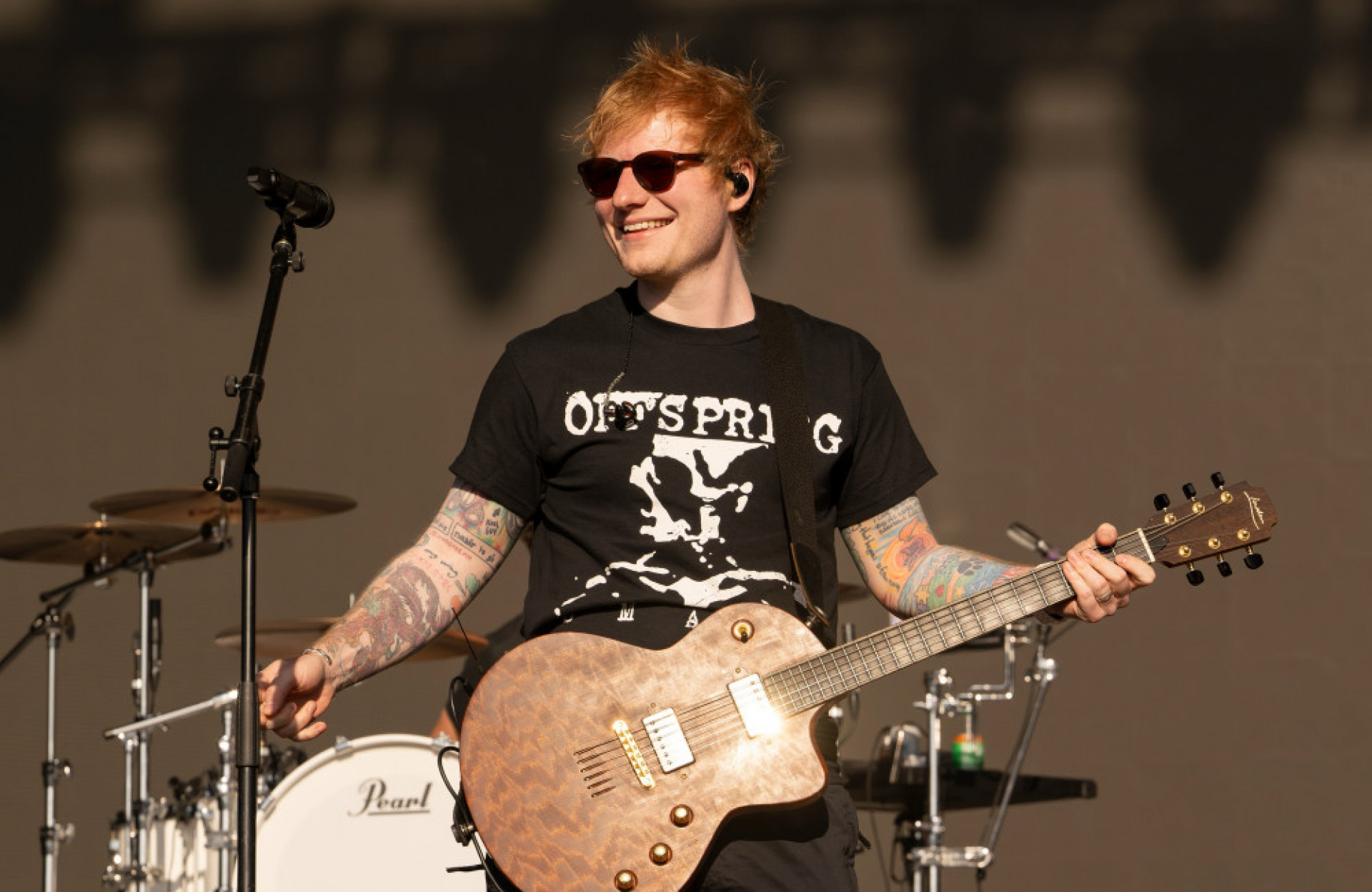 Ed Sheeran reshapes his stage over fears concertgoers would throw objects at him