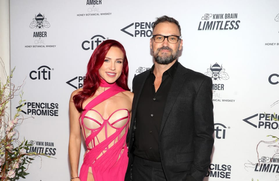 Brian Austin Green supports Sharna Burgess on Dancing With the Stars