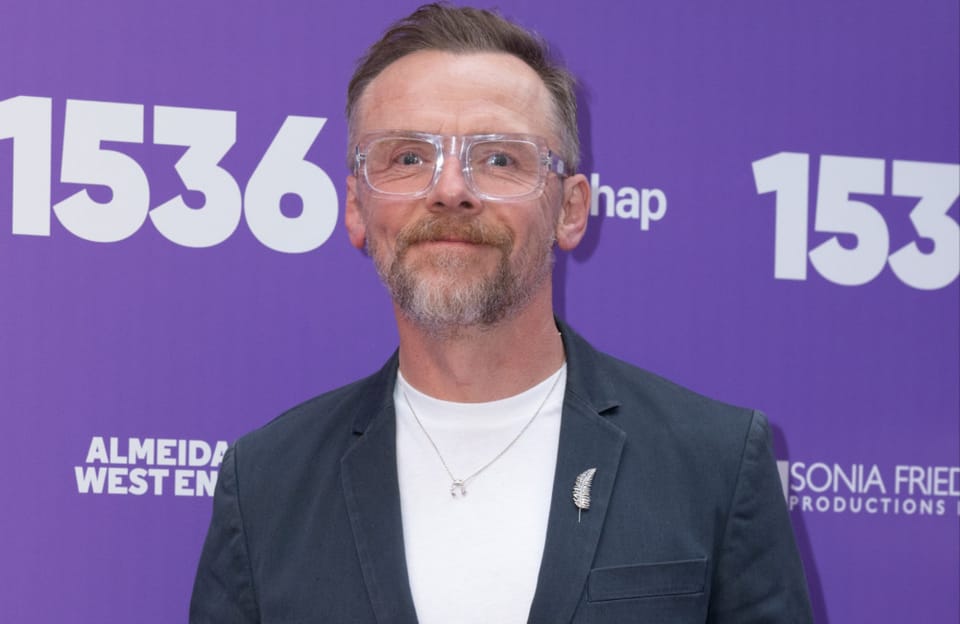 Simon Pegg calls ADHD diagnosis a 'relief'