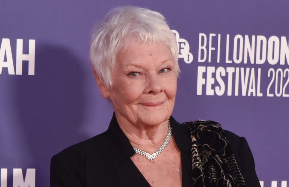 Dame Judi Dench reveals that she can't read any more