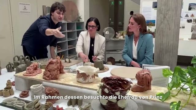 Prinzessin Kate strahlt bei erster Auslandsreise nach ihrer Krebserkrankung