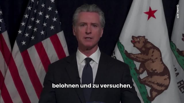 Gavin Newsom rechnet mit Donald Trump als „korruptestem Präsident“ ab