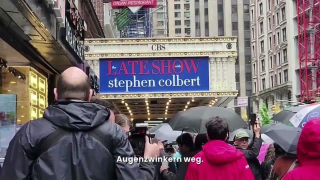Stephen Colbert letzte Show mit Star-Gast