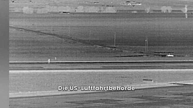 Flughafen Denver im Video: Flugzeug erfasst Person auf Rollfeld