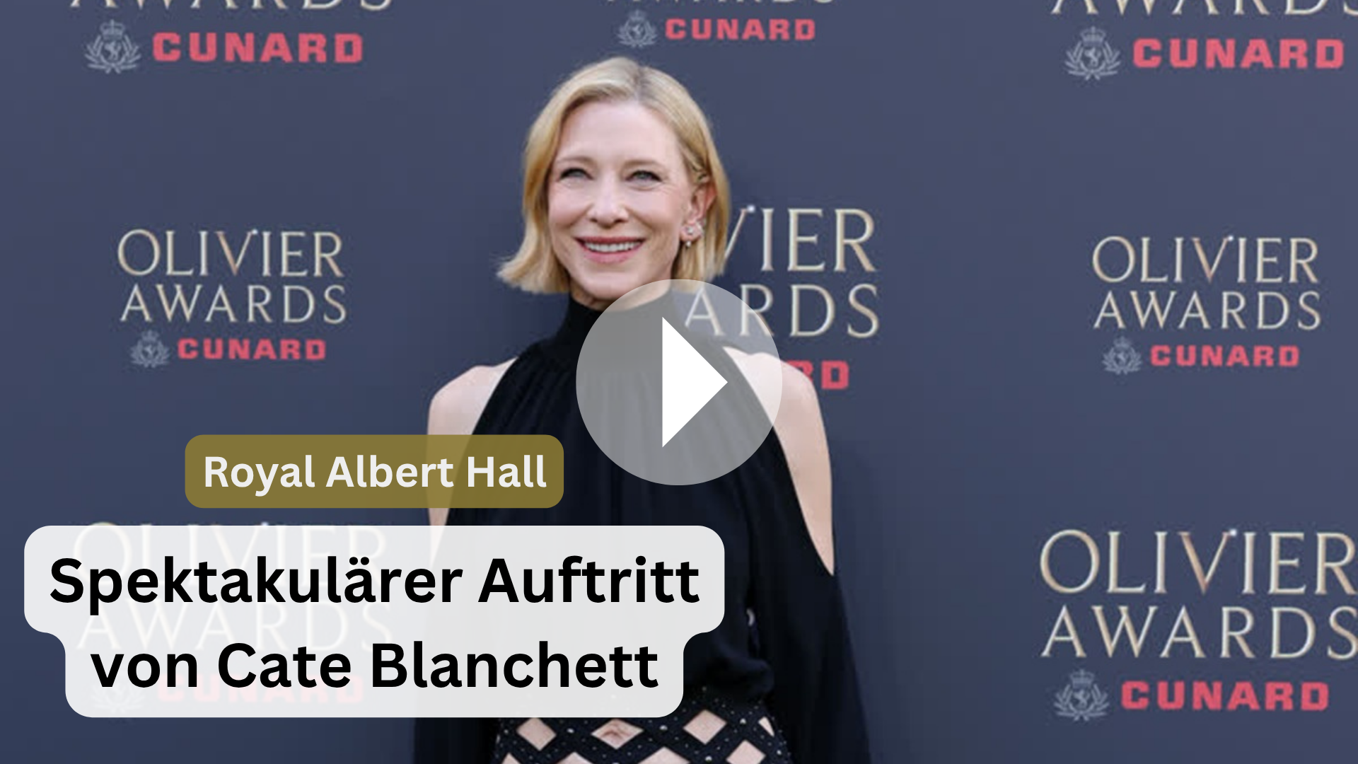 Cate Blanchett zeigt ihren Bauchnabel in gewagtem Cutout-Kleid