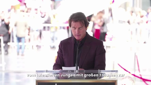 David Beckham enthüllt Hollywoodstern – Tom Cruise hält Laudatio