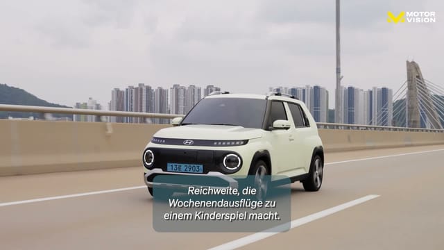 Hyundai INSTER vs Dacia Spring, kleine E-Fahrzeuge, Großstadtspaß