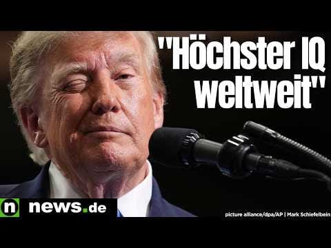Donald Trump: US-Präsident prahlt mit "höchstem IQ weltweit" - Wahlkampfauftritt gipfelt in Blamage