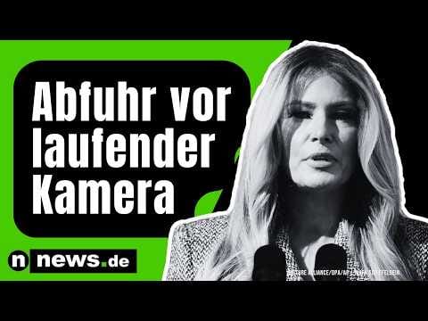 Abfuhr vor laufender Kamera - darauf hatte First Lady Melania gar keine Lust