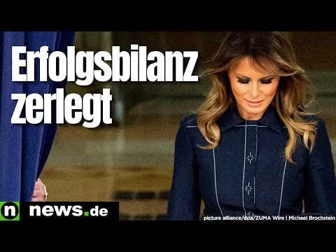 Melania Trump: Trump-Ehefrau feiert sich selbst - Kritiker zerlegen ihre Erfolgsbilanz