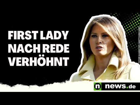 Melania Trump: Leere Sitze und kaum Publikum - First Lady verhöhnt nach Rede