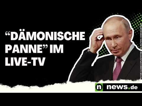 Wladimir Putin: Kremlchef blamiert nach "dämonischer Panne" im Live-TV