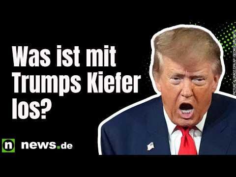Donald Trump: Was ist mit Trumps Kiefer los? Psychologe schlägt Alarm