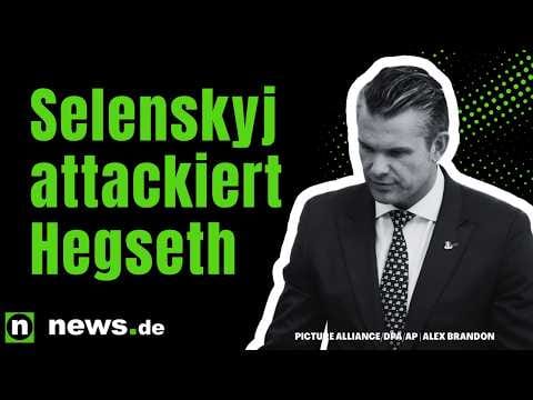 "Fast einen Monat!" Ukraine-Präsident attackiert Trump-Minister