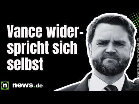 J.D. Vance: Donald-Trump-Vize giftet gegen Demokraten - und widerspricht sich selbst