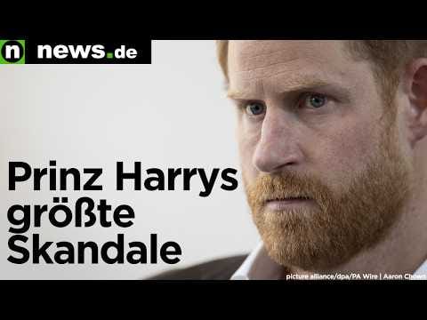 Prinz Harry und seine größten Skandale: Sussex-Herzog zwischen Rausch, Rassismus und Nazi-Eklat