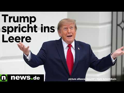 US-Präsident spricht ins Leere - bizarrer Auftritt sorgt für Spott