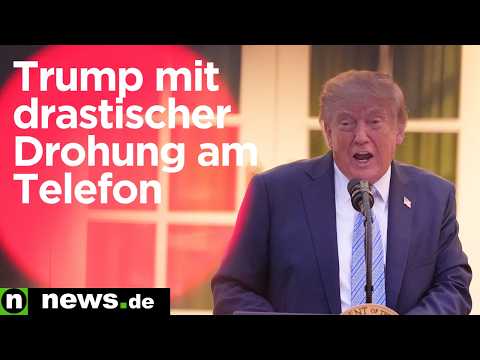 Donald Trump: "Gesamte Nation in die Luft jagen" - US-Präsident vergisst sich am Telefon