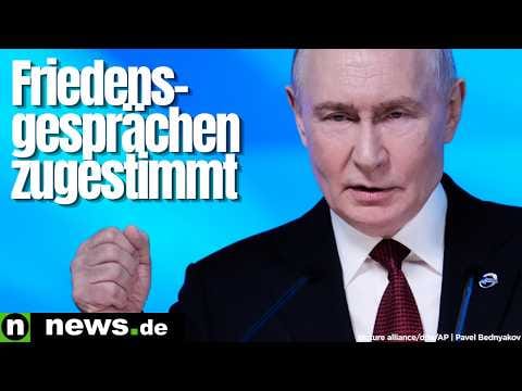 Wladimir Putin: Neue Verhandlungen mit USA und Ukraine in Sicht – Kreml stimmt Friedensgesprächen zu