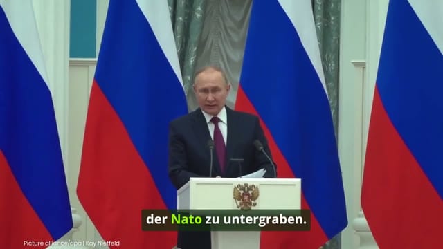 Wladimir Putin: Nato-Boss ist sicher - Kremlchef offenbart seine Verzweiflung