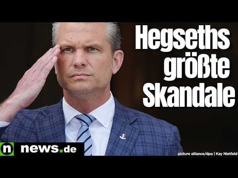 Die größten Skandale von Pentagon-Chef Pete Hegseth
