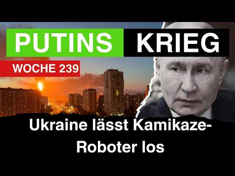 Putins Krieg: Ukraine lässt Kamikaze-Roboter los