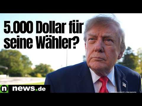 Donald Trump: "Wenn wir verlieren, bekommt ihr nichts" – Trump erpresst Wähler mit 5.000 Dollar