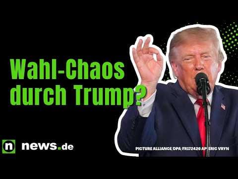 Wahlleiter in Alarmbereitschaft - Sorge vor Chaos durch Trump