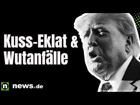 Trump im freien Fall?: Wutanfälle, Kuss-Eklat und bizarre Demenz-Gerüchte erschüttern Weißes Haus