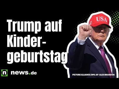 Kindergeburtstag im Weißen Haus - und Donald Trump mittendrin