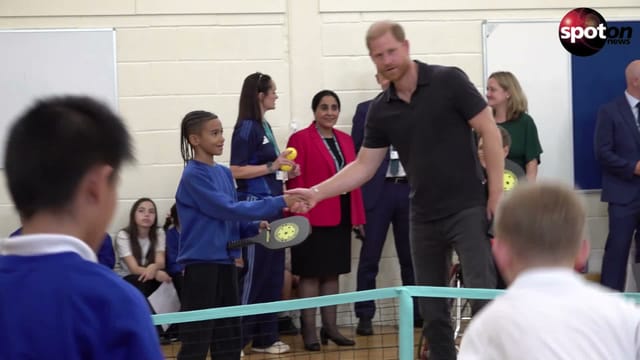 Despite Back Pain? Prince Harry Gives It His All at Pickleball