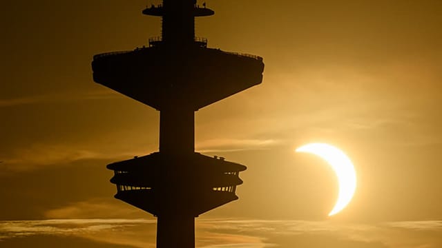 Sonnenfinsternis über Europa: Das sind die spektakulärsten Bilder