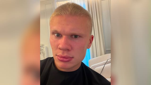 Krasse Typveränderung: Erling Haaland überrascht mit kurzen Haaren