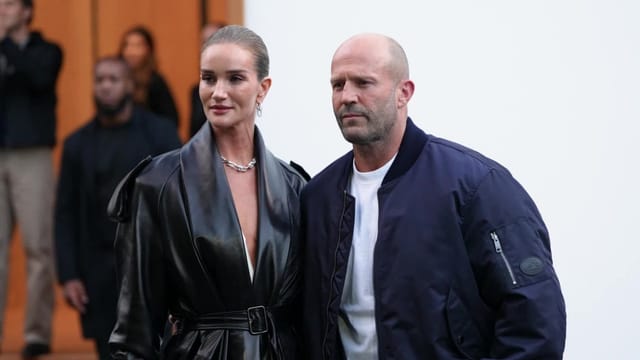 Rosie Huntington-Whiteley und Jason Statham zusammen bei Burberry