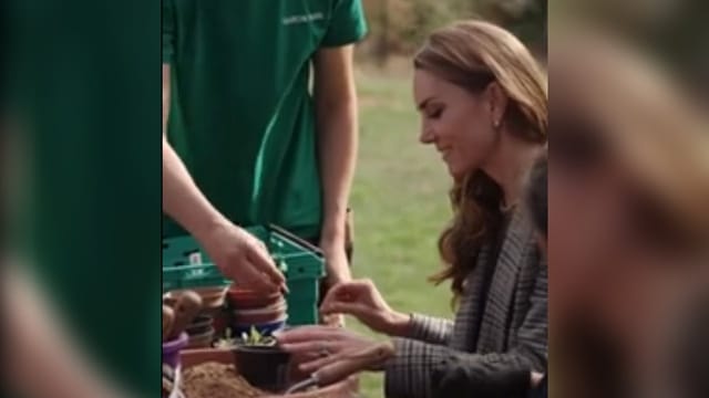 Prinzessin Kate macht sich bei Charity-Event die Hände schmutzig