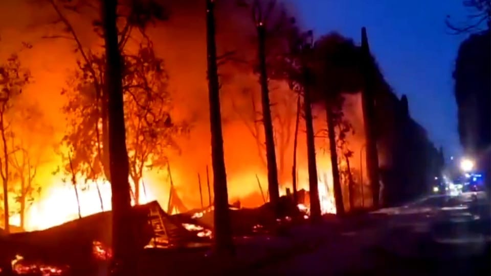 Gardasee: Großfeuer vernichtet Campingplatz