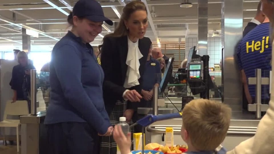 Prinzessin Kate und Prinz William kassieren bei Ikea