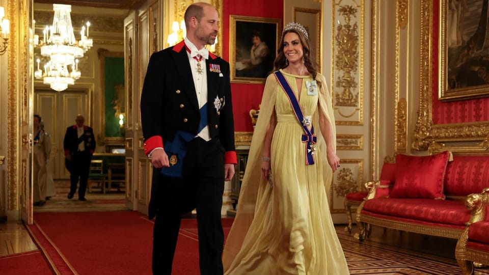 Prinzessin Kate strahlt beim Staatsbankett